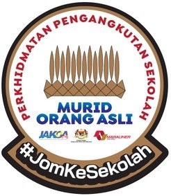 BPBS Murid Orang Asli Jom Ke Sekolah vehicle verification sticker